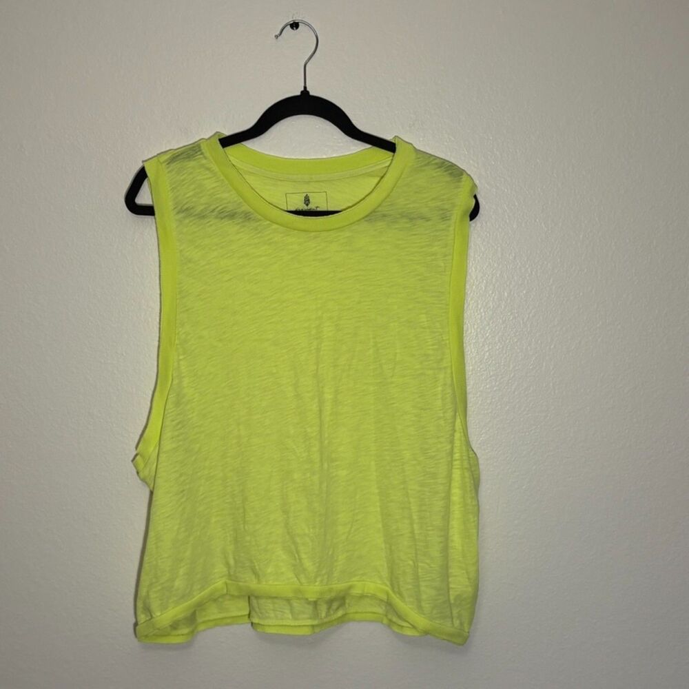 FP Movement Highlighter Yellow Love Tank XL Free People